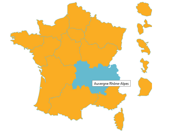 Association carte de france